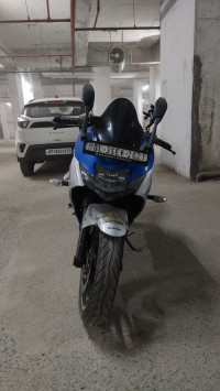 Gray And Blue Suzuki Gixxer SF 250 BS6