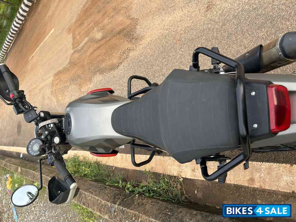 Gray Red Royal Enfield Scram 411