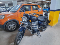 Blue Royal Enfield Meteor 350