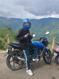 Blue Bajaj Pulsar 150 DTSi