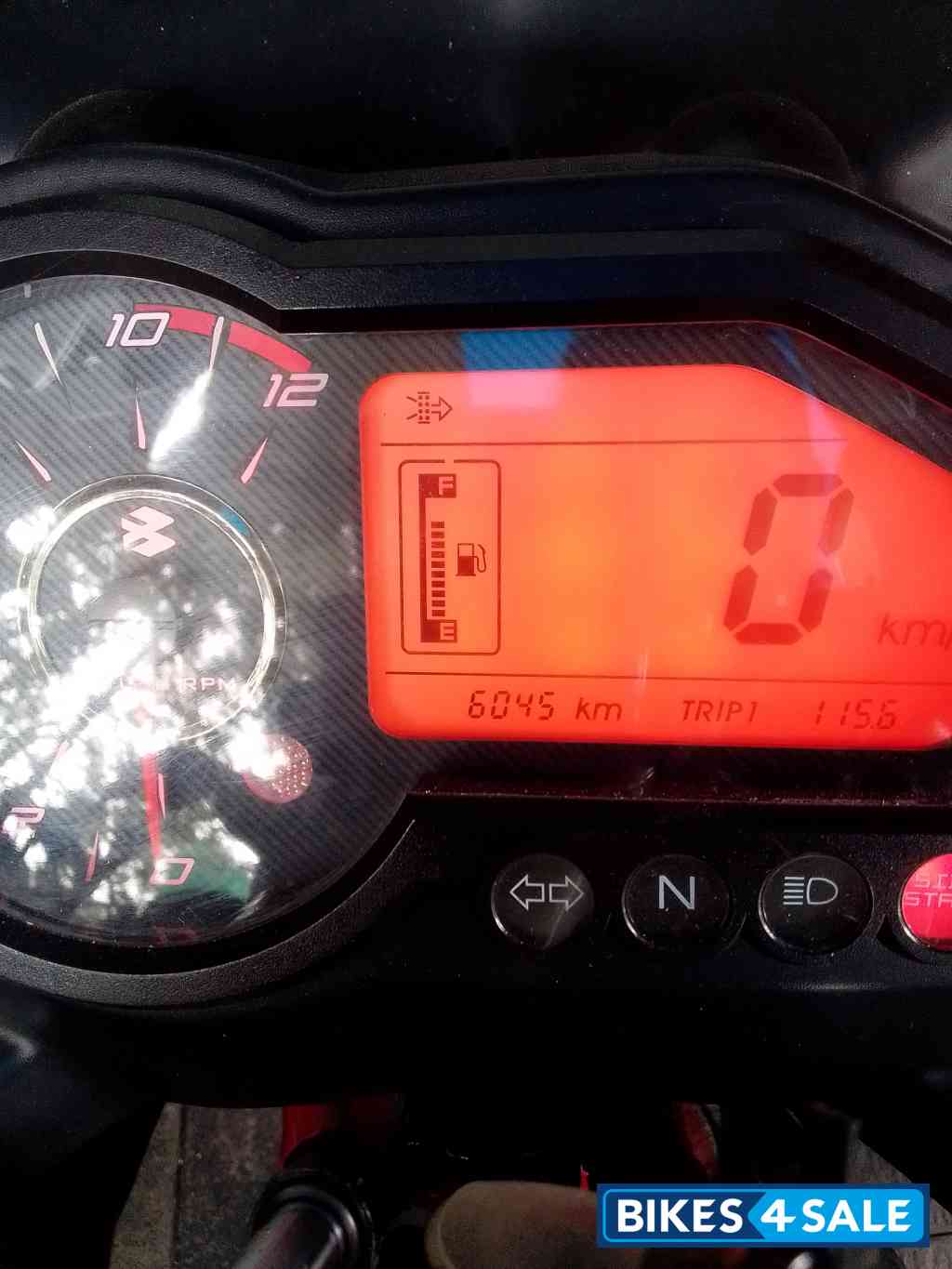 Wine Red/black Dual Bajaj Pulsar 220F