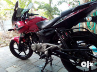 Wine Red/black Dual Bajaj Pulsar 220F