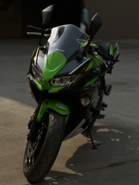 Green Kawasaki Ninja 650 BS6 2021