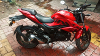 Red And Black Suzuki Gixxer 150