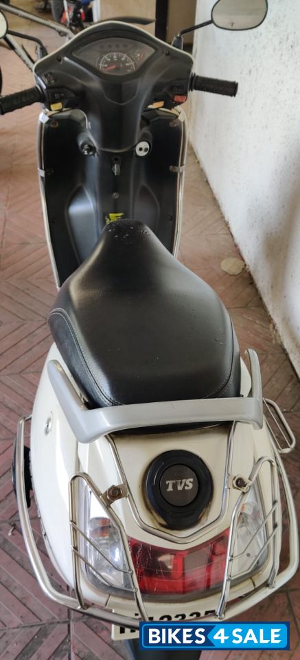 White TVS Jupiter