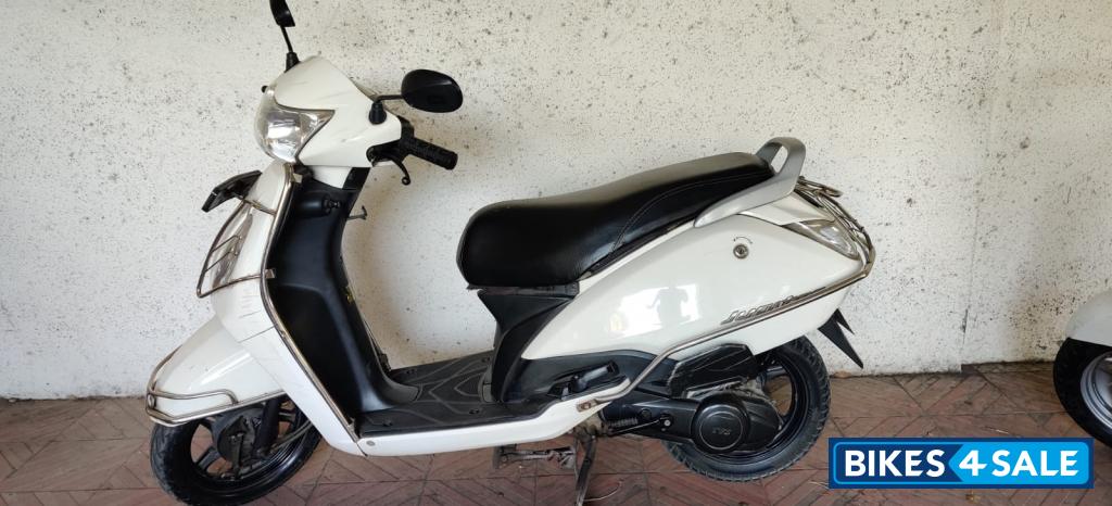 White TVS Jupiter