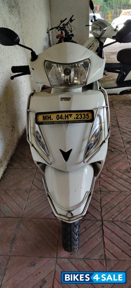 White TVS Jupiter