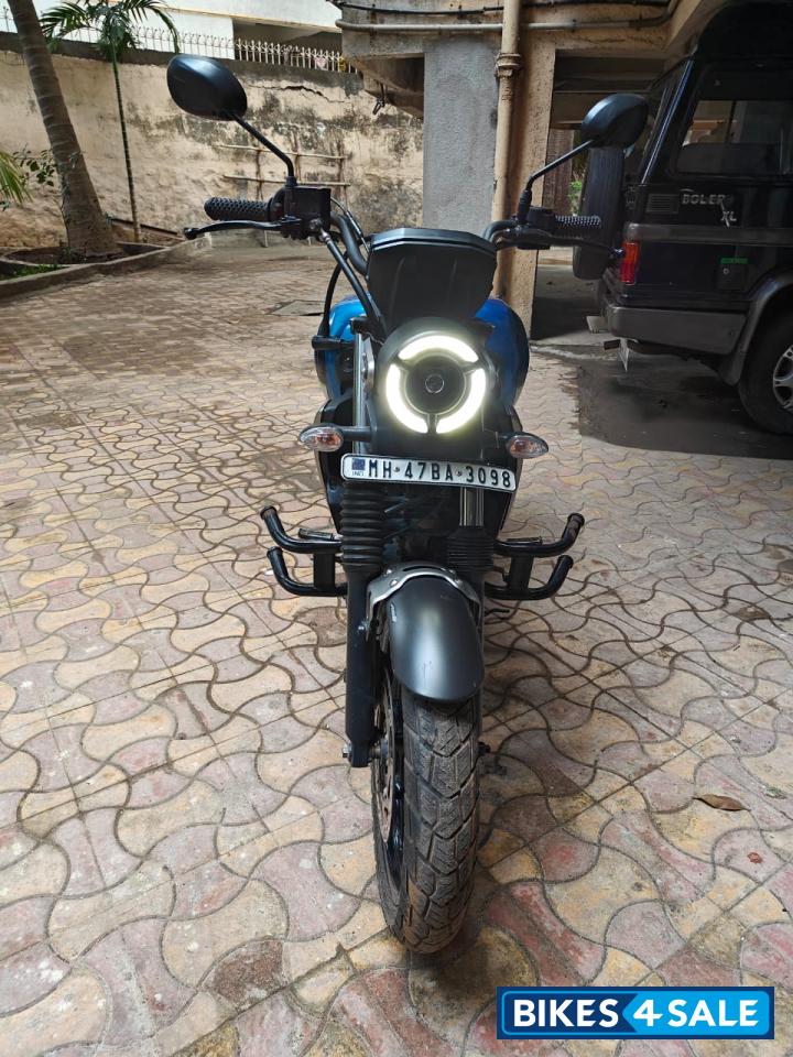 Blue Yamaha FZ-X