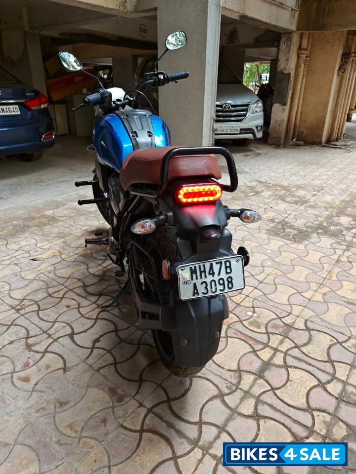 Blue Yamaha FZ-X