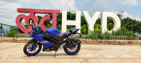 Blue Yamaha YZF R15 V3 BS6
