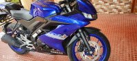 Blue Yamaha YZF R15 V3 BS6