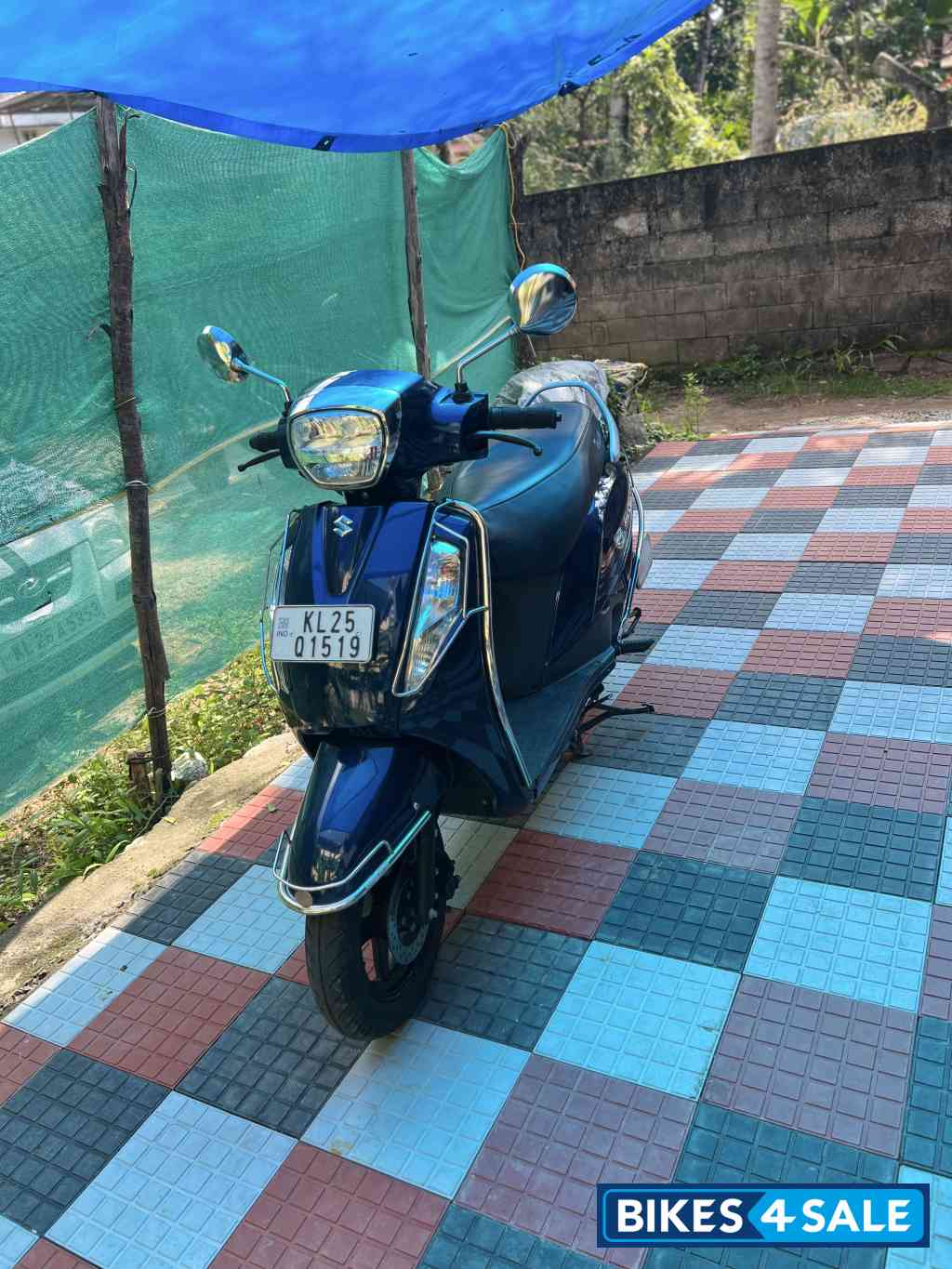 Greenish Blue Suzuki Access 125 Special Edition BS6