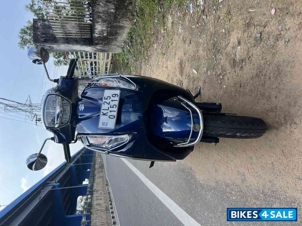 Greenish Blue Suzuki Access 125 Special Edition BS6