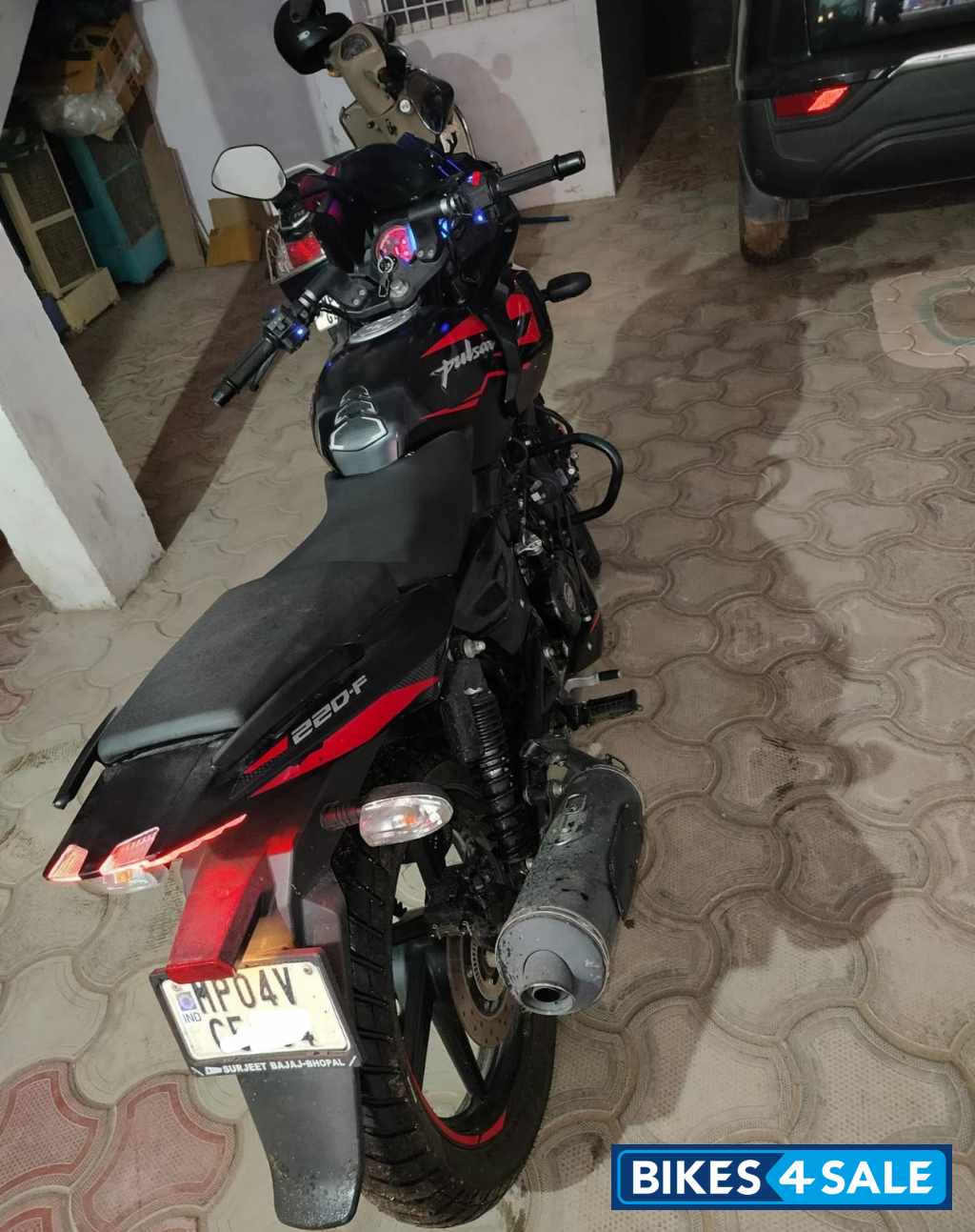 Black Decal Bajaj Pulsar 220F BS6