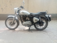Silver Royal Enfield