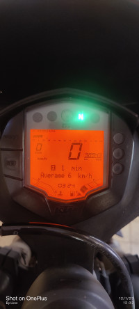 White And Orange KTM RC 200