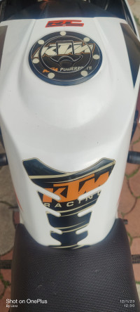 White And Orange KTM RC 200