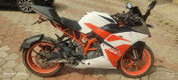 White And Orange KTM RC 200