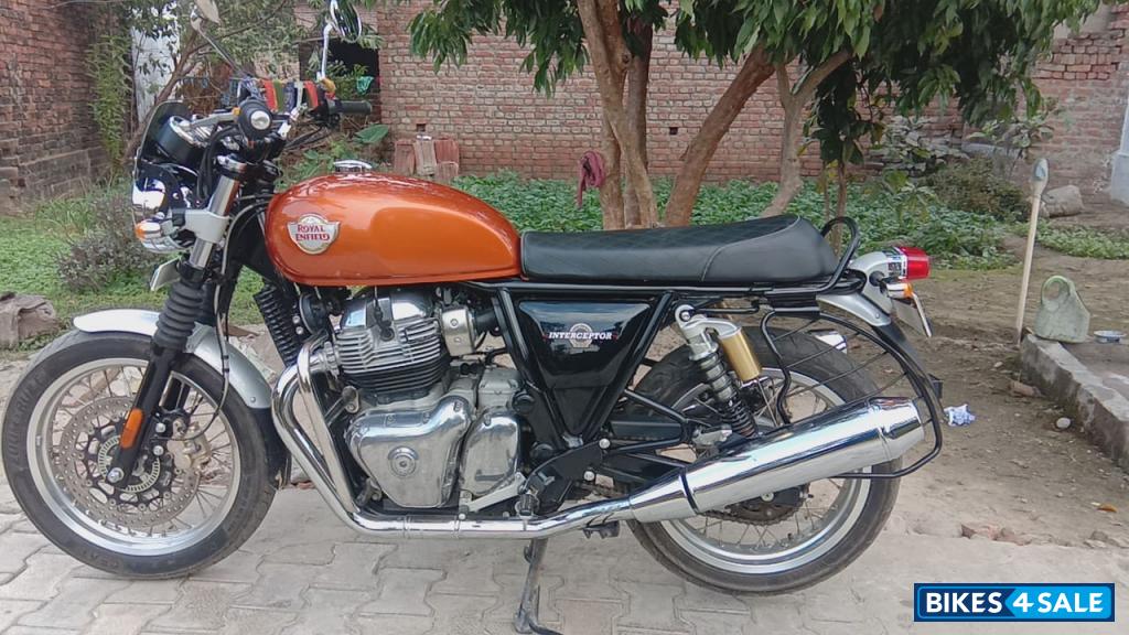 Orange Crush Royal Enfield Interceptor 650 Twin