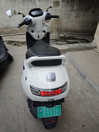 Pearl White TVS iQube Electric