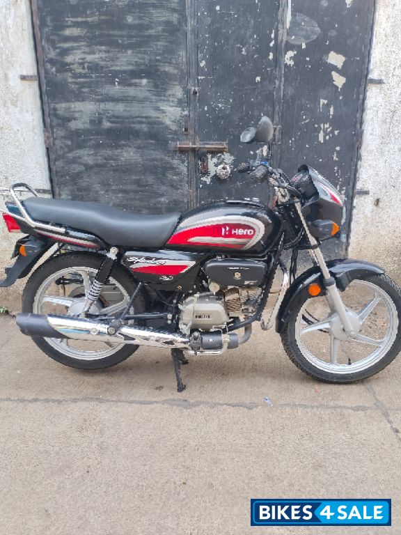 Black And Red Hero Splendor Plus