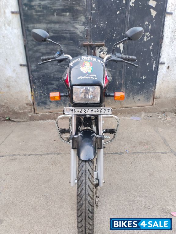 Black And Red Hero Splendor Plus