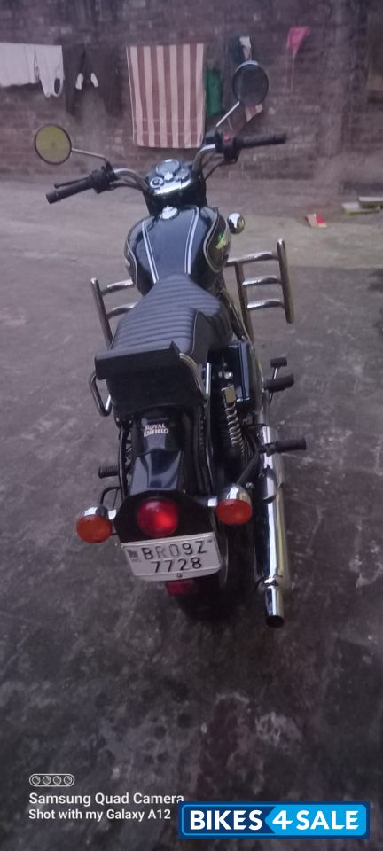 Black Royal Enfield Bullet Standard 500