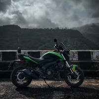 Green Bajaj Dominar 400 ABS BS6