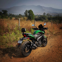 Green Bajaj Dominar 400 ABS BS6