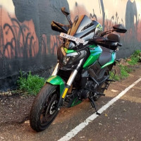 Green Bajaj Dominar 400 ABS BS6