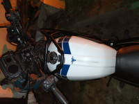 Gloss White Yezdi Adventure Gloss