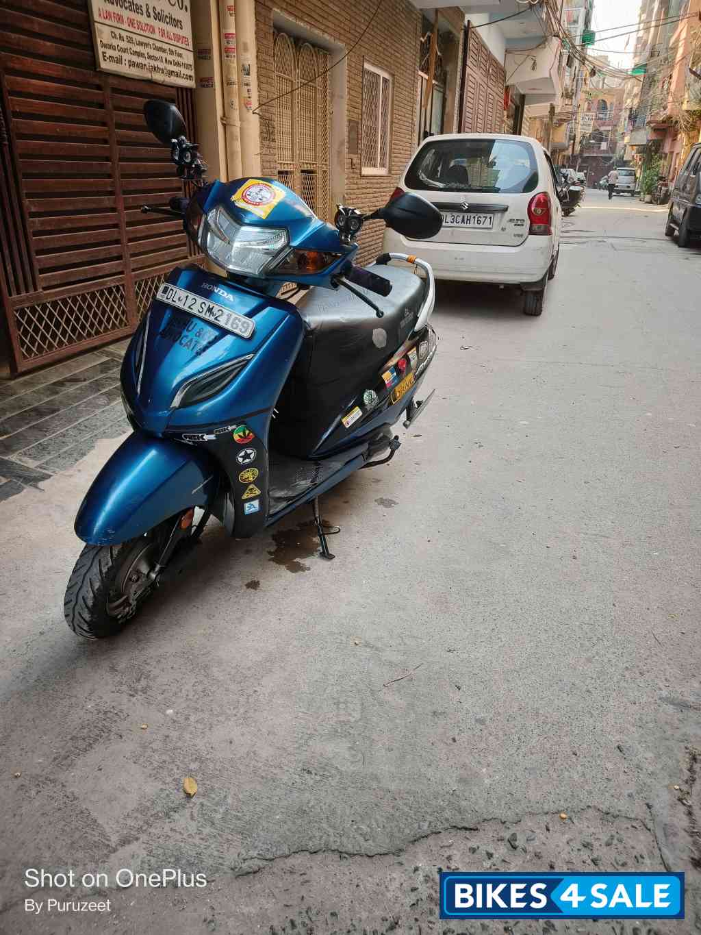 Blue Honda Activa 5G Blue Honda Activa 5G