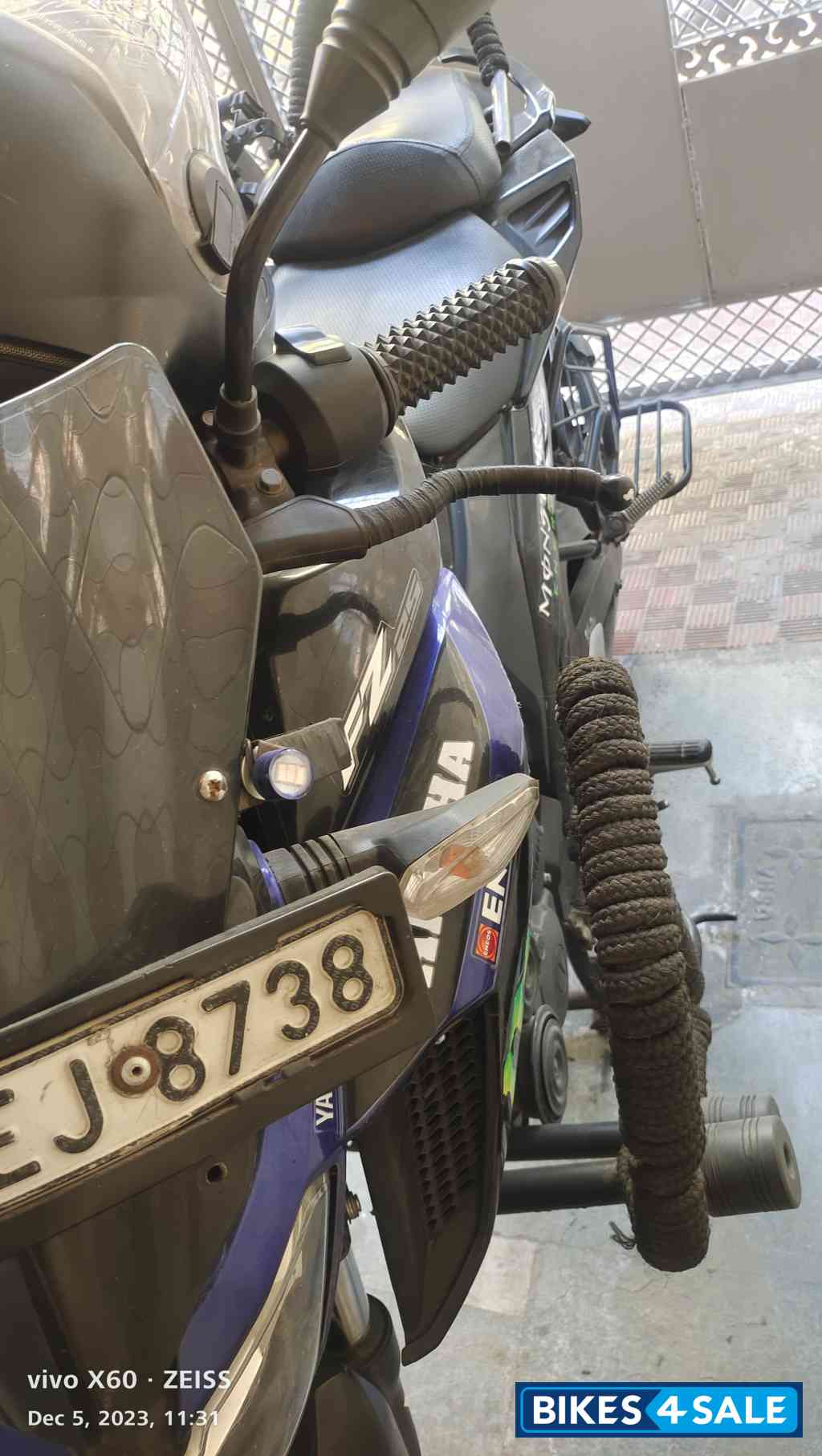 Blue/black Yamaha FZ25 Monster Energy MotoGP Edition