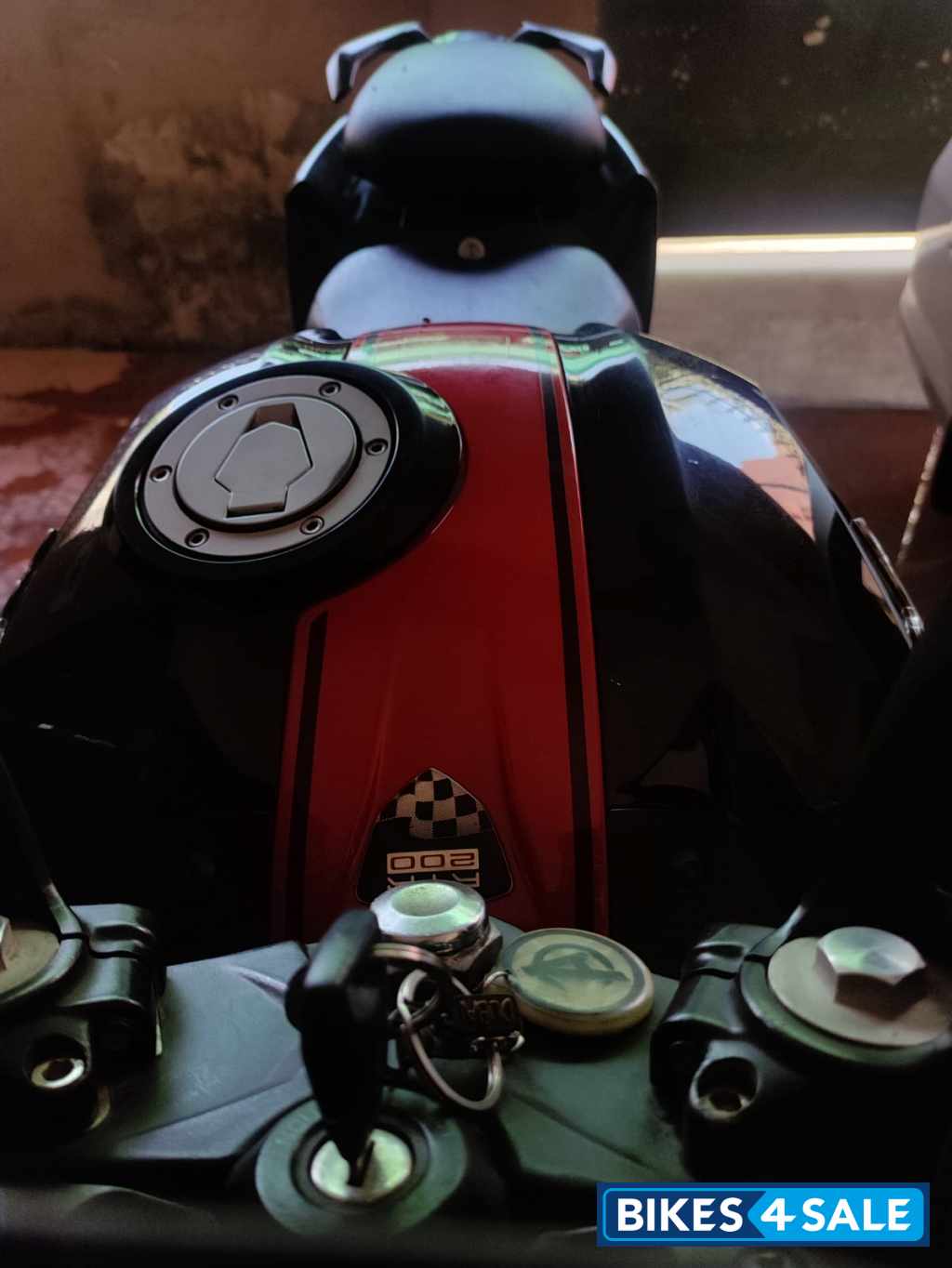 Black TVS Apache RTR 200 4V ABS