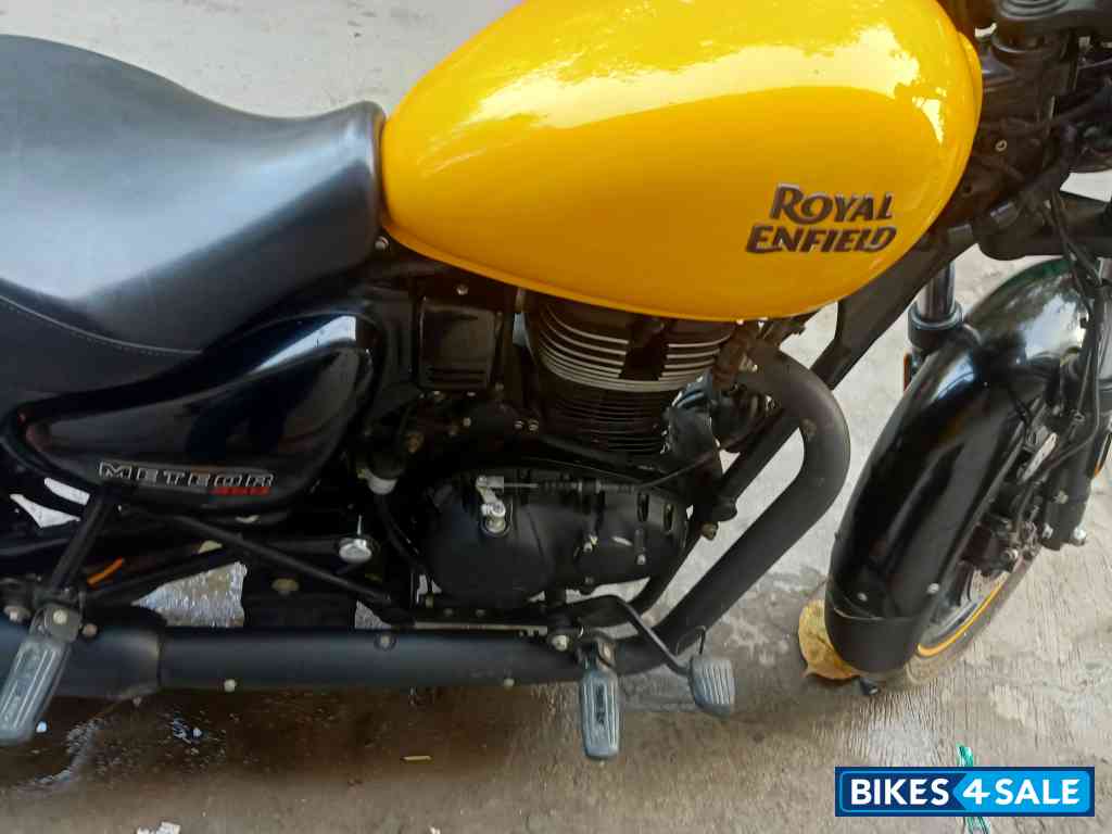 Yellow Royal Enfield Meteor 350 Fireball