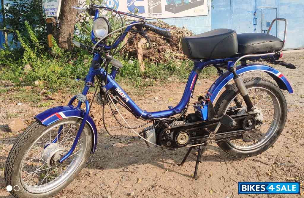 Blue Royal Enfield MOFA