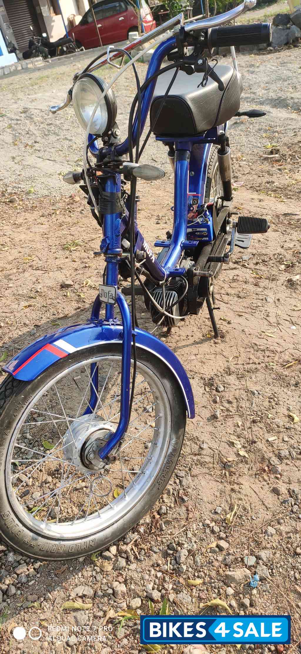 Blue Royal Enfield MOFA