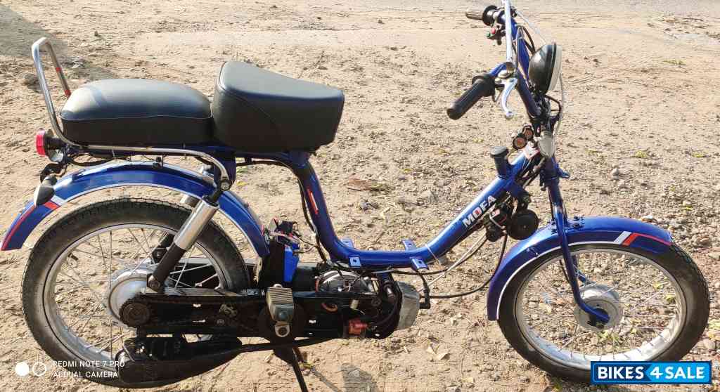 Blue Royal Enfield MOFA