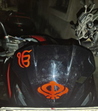 Glossy Black TVS Apache RTR 200 4V ABS Race Edition 2.0