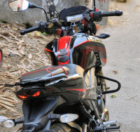 Glossy Black TVS Apache RTR 200 4V ABS Race Edition 2.0