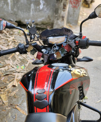 Glossy Black TVS Apache RTR 200 4V ABS Race Edition 2.0