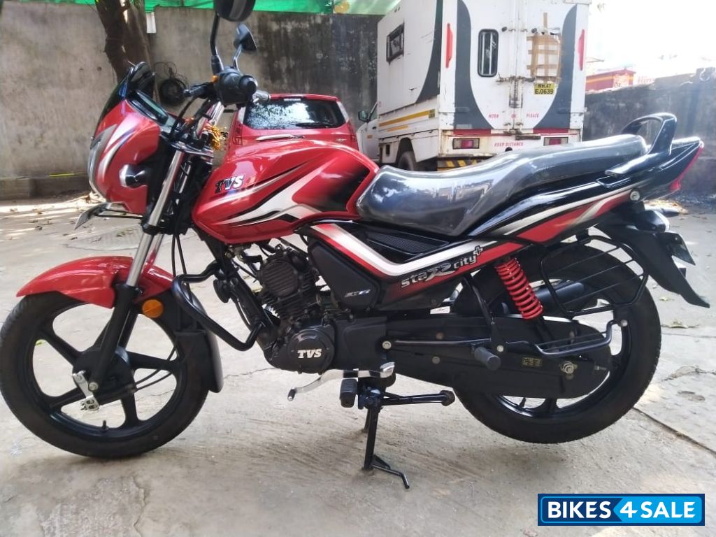 Red Colour TVS Star City Plus BS VI