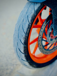 Silver Matt KTM Duke 390 BS6