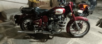 Maroon Royal Enfield Classic 500