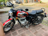 Chrome Red Royal Enfield Classic 350 Dual Channel BS6