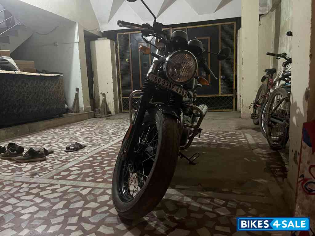 British Green Royal Enfield Continental GT 650 Twin