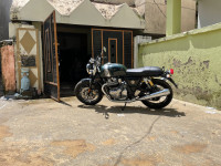 British Green Royal Enfield Continental GT 650 Twin