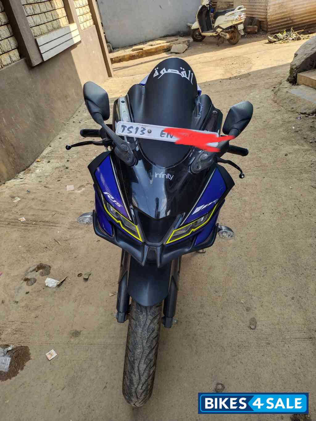 Blue Yamaha YZF R15 V3