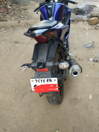 Blue Yamaha YZF R15 V3