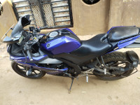 Blue Yamaha YZF R15 V3